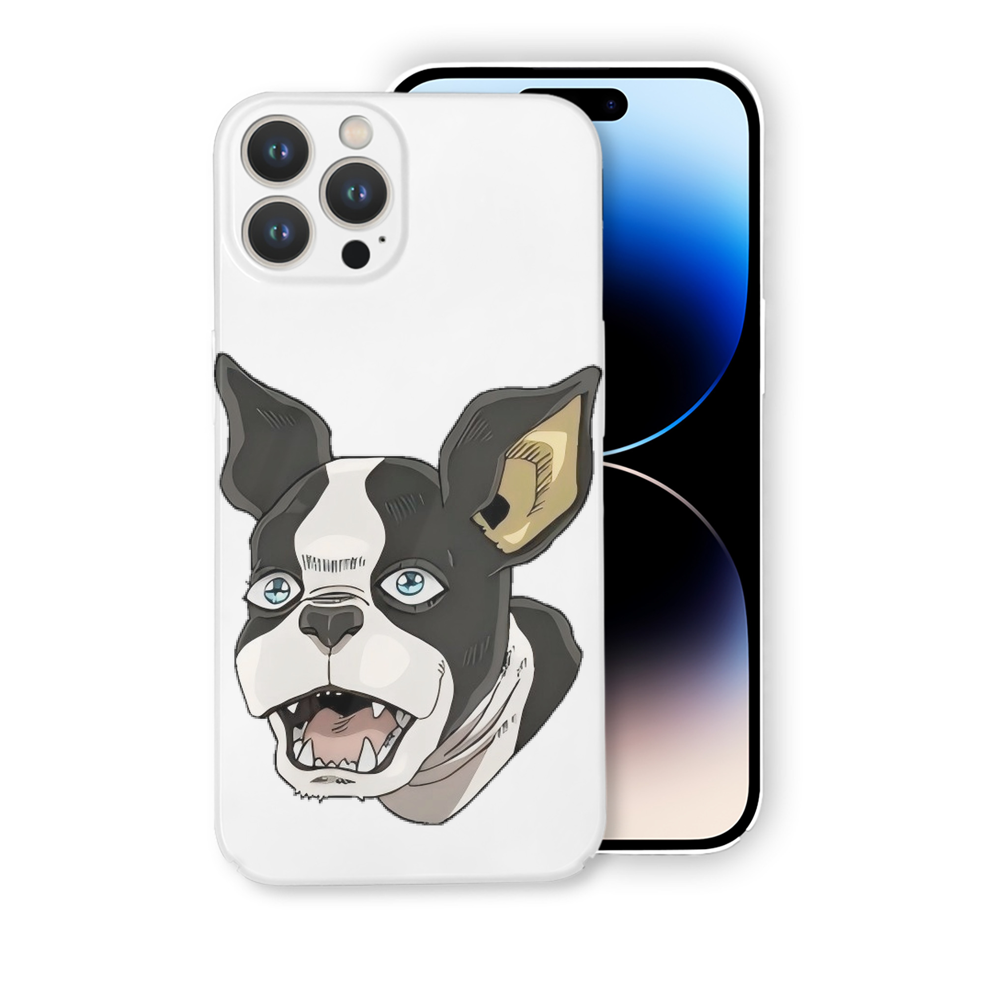 （画像用） ジョジョの奇妙な冒険 イギー JoJo's Bizarre Adventure Iggy 【iPhone 14シリーズ対応】ハードケース